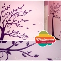 Drzewo malowanie na ścianie