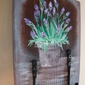 Ręcznie malowany wieszaczek prowansalski