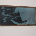 Obraz piaskowany w szkle 85 x 45 cm
