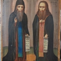 Ikona św. Antoniego i Teodozjusza Pieczerskich