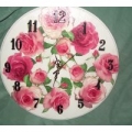 zegar w róże