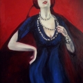 copy of an oil painting by Kees Van Dongen 120cm x