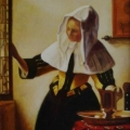 kopia obrazu kobieta z dzbanem