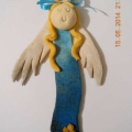 Anioł niebieski, długość ok. 25 cm