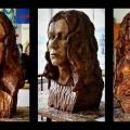 Rzeźba w drewnie portret: 