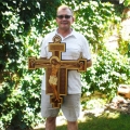 Krzyż w stylu 12 wieku. 76х60 sm, 230$