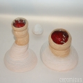 rzeźba ceramiczna dwuelementowa