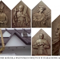 portrety świętych-płaskorzeźby