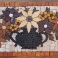 Mozaika kamień naaturalny antyczne kwiaty