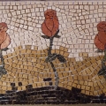 mozaika trzy róże