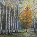 Początek jesieni, 40 x 50